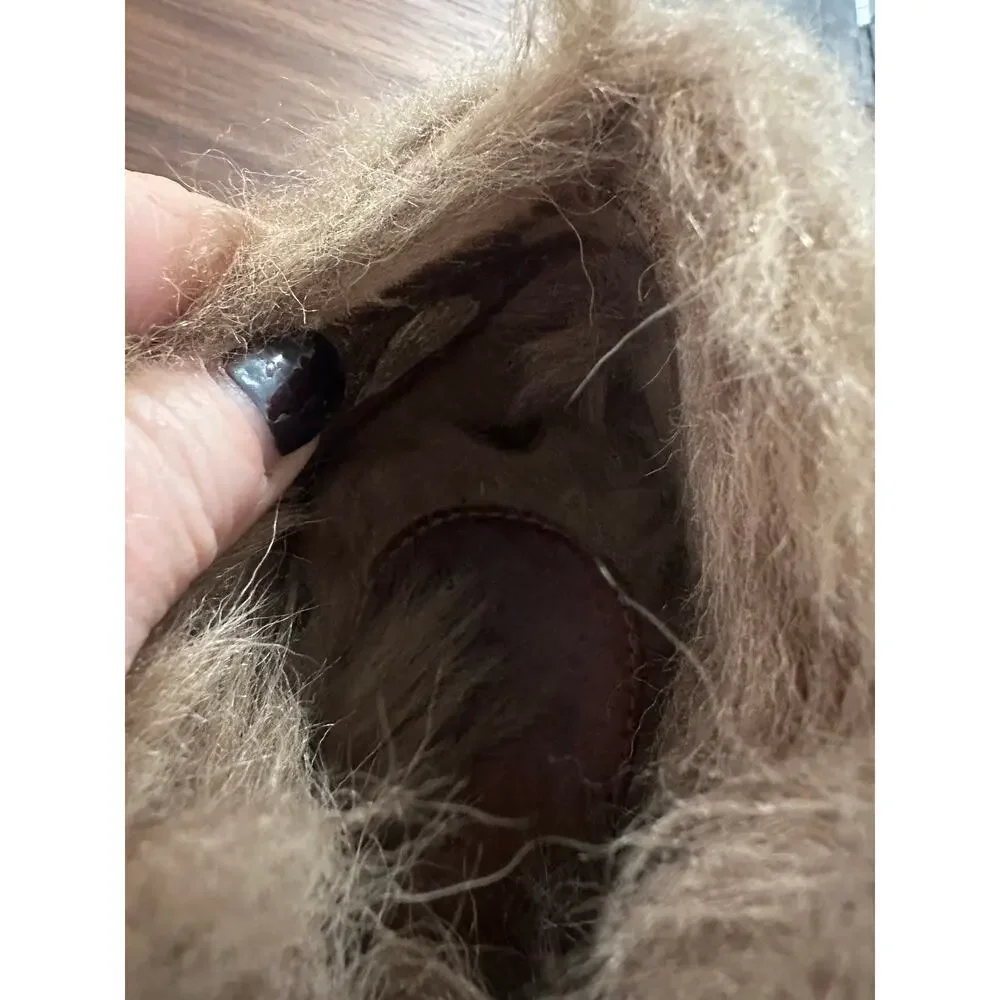 Gucci Ace Sneakers with Genuine Fur Lining Size 38.5